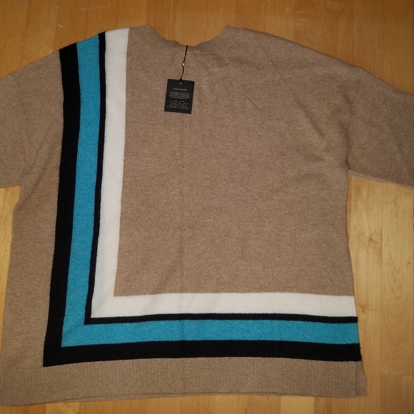 100% 2ply cashmere wool crewneck jumper sweater - Picture 10 of 10